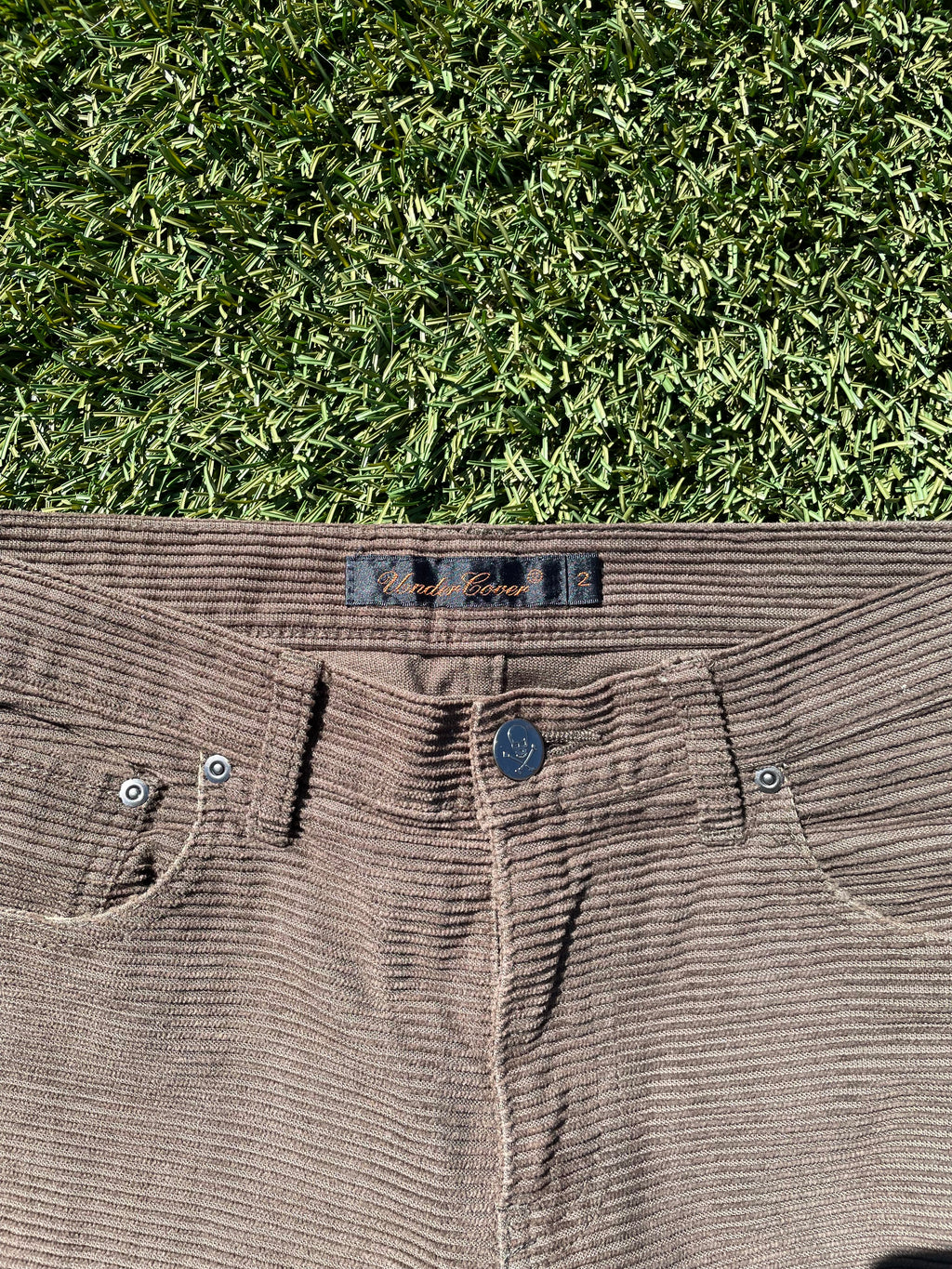 AW05 Art & Crafts - Undercover Horizontal Corduroy Pants