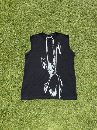 SS04 “Languid” - Undercover Arabic Skull Sleeveless Tank Top