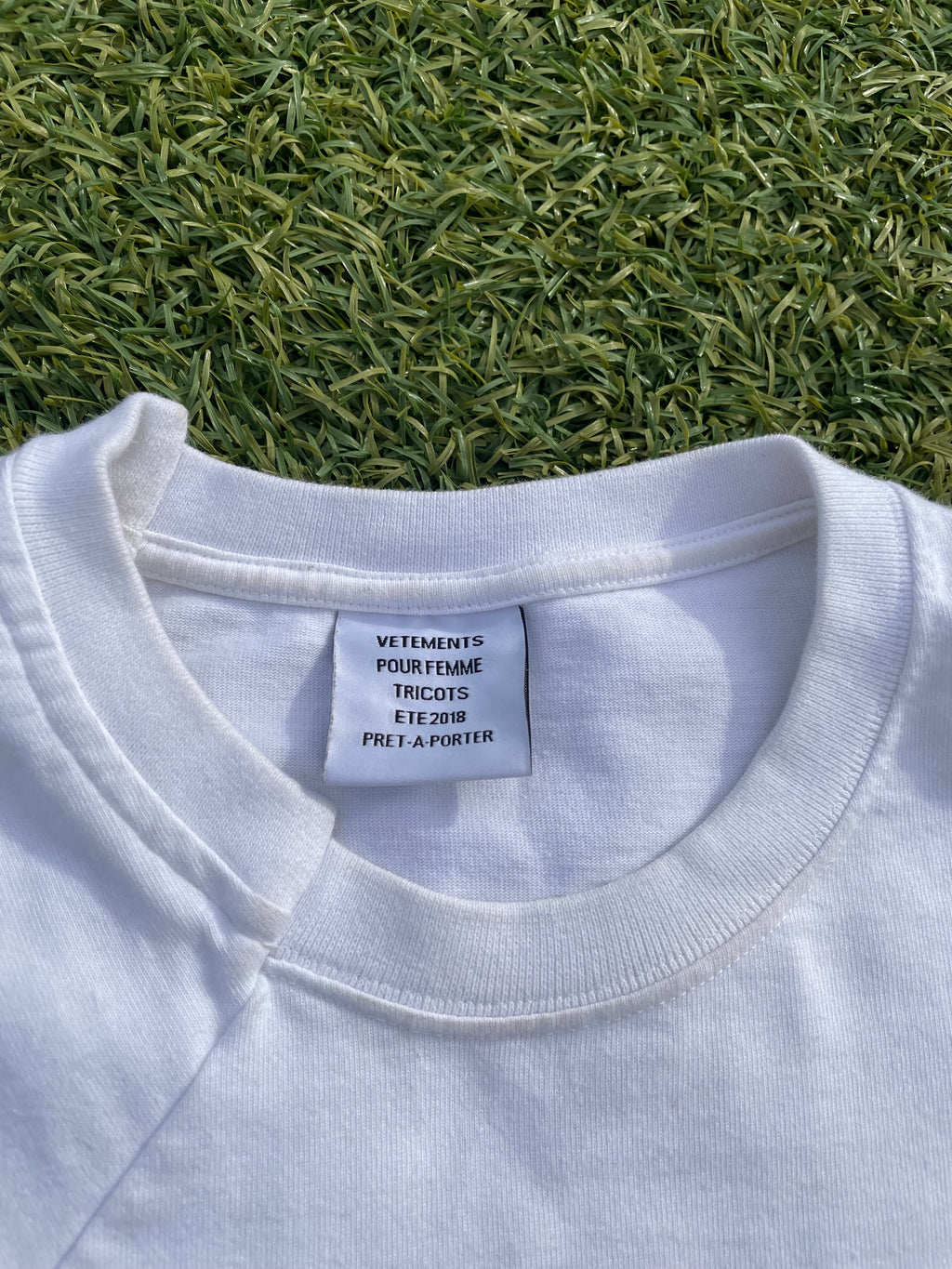 SS18 Vetements Reconstructed 'Zurich' T-Shirt