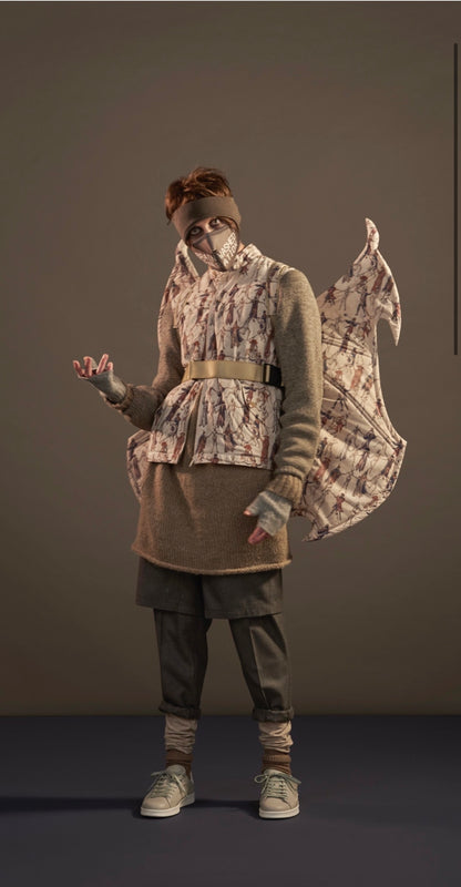 AW17 “Brainwashed Generation” - Undercover ‘Dance Of Death’ Hybrid Wool Jacket