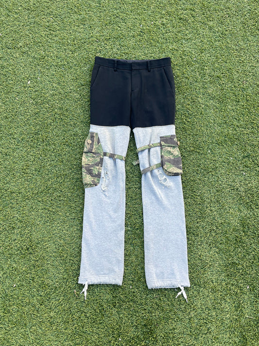 AW05 “The High Streets” - Number (N)Ine Tiger Camo Hybrid Cargo Pant