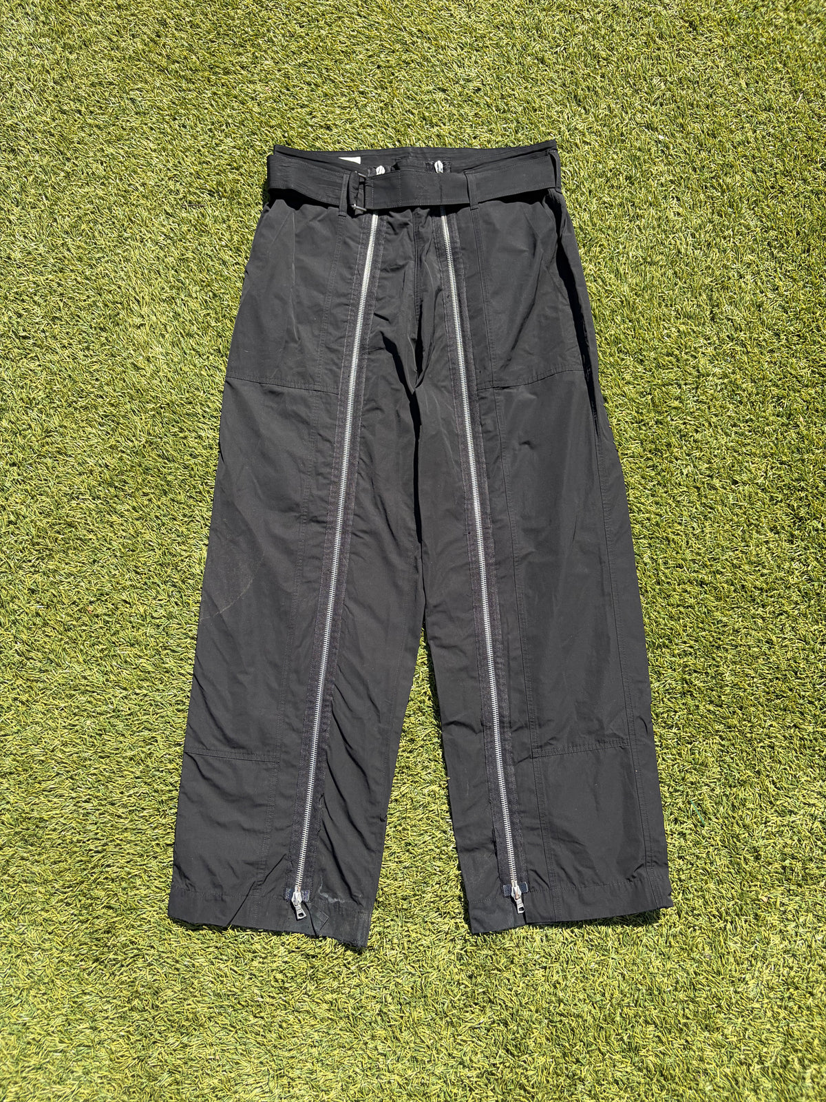 Dries Van Noten Polway Dual Zipper Nylon Mesh Pant