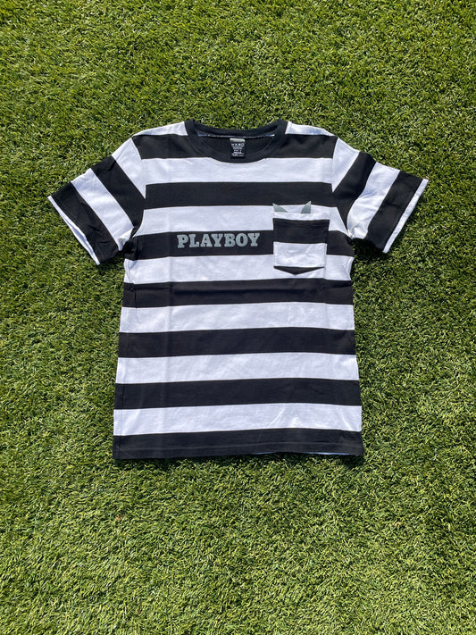 Number (N)ine X Playboy Stripe Pocket T-Shirt