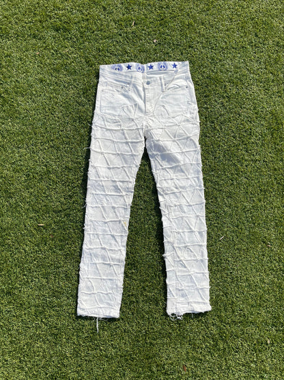 SS10 Phenomenon White Crust Punk Denim