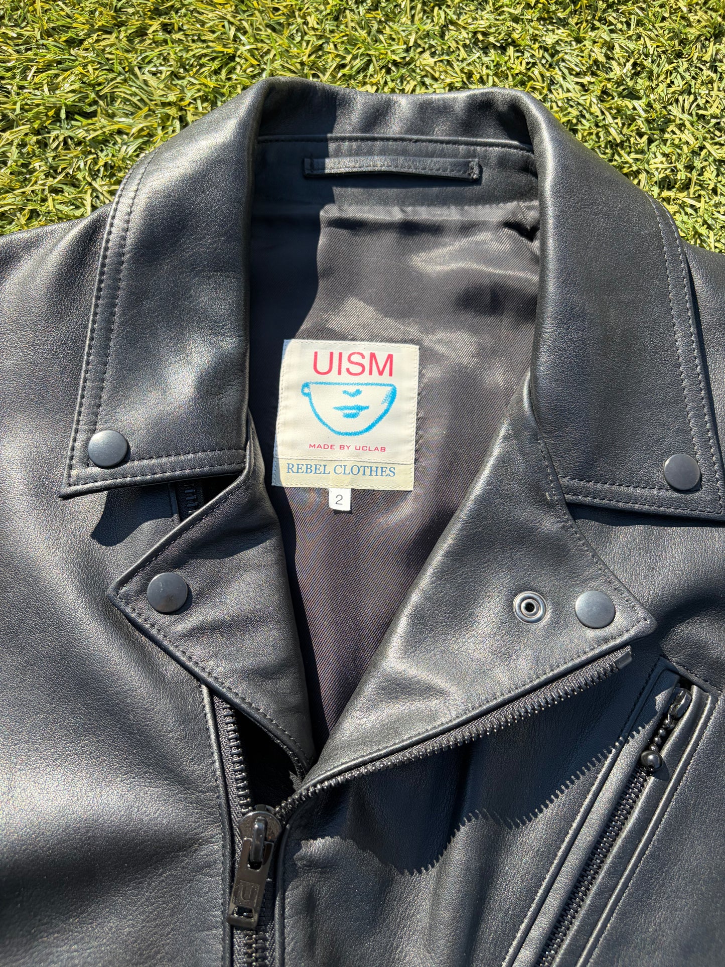 AW09 “Earmuff Maniac” - Undercover Ethnic Moto Leather Jacket