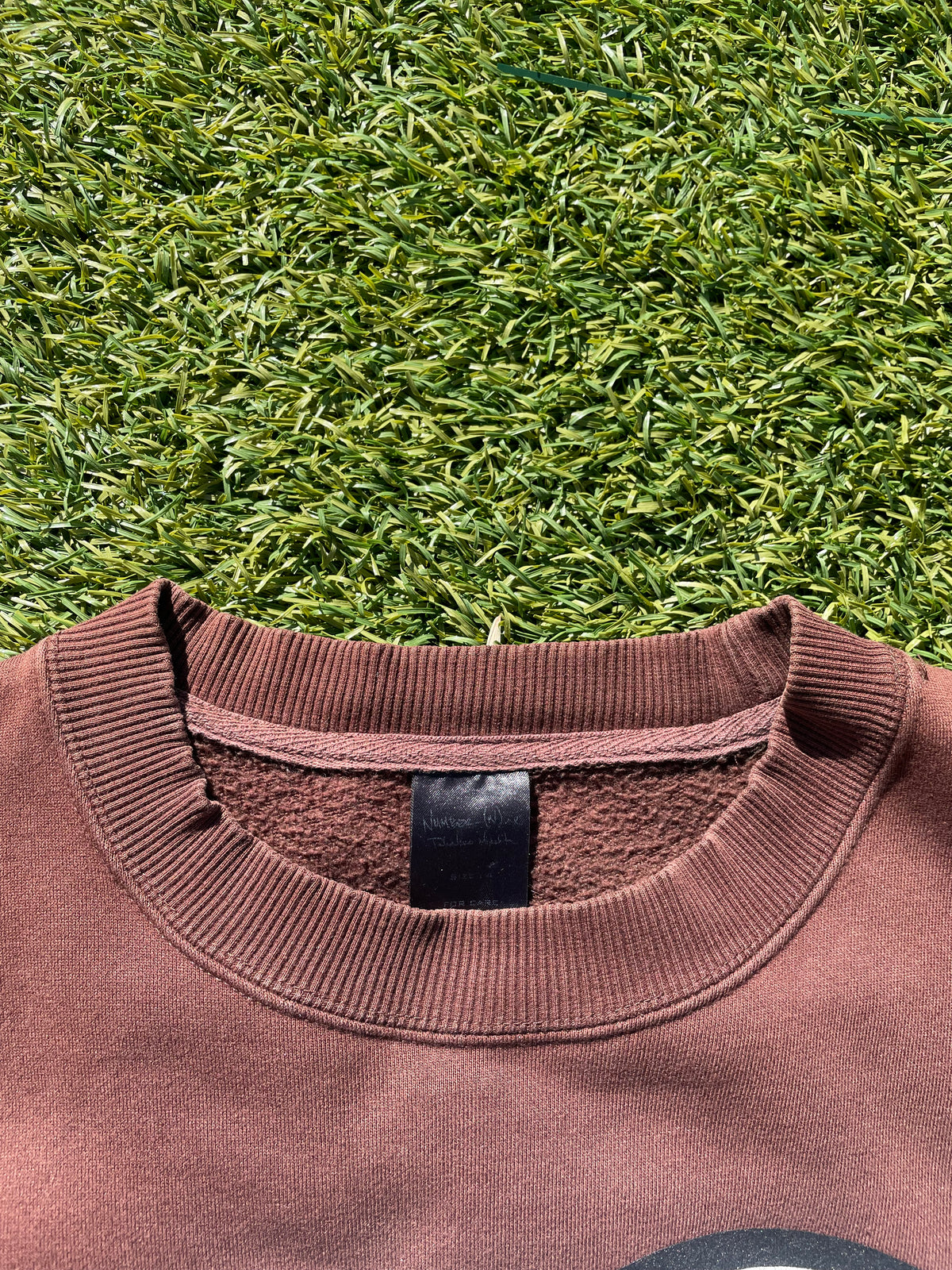 AW03 “Touch Me I’m Sick!” - Number (N)ine Rolling Stones Brown Sweater