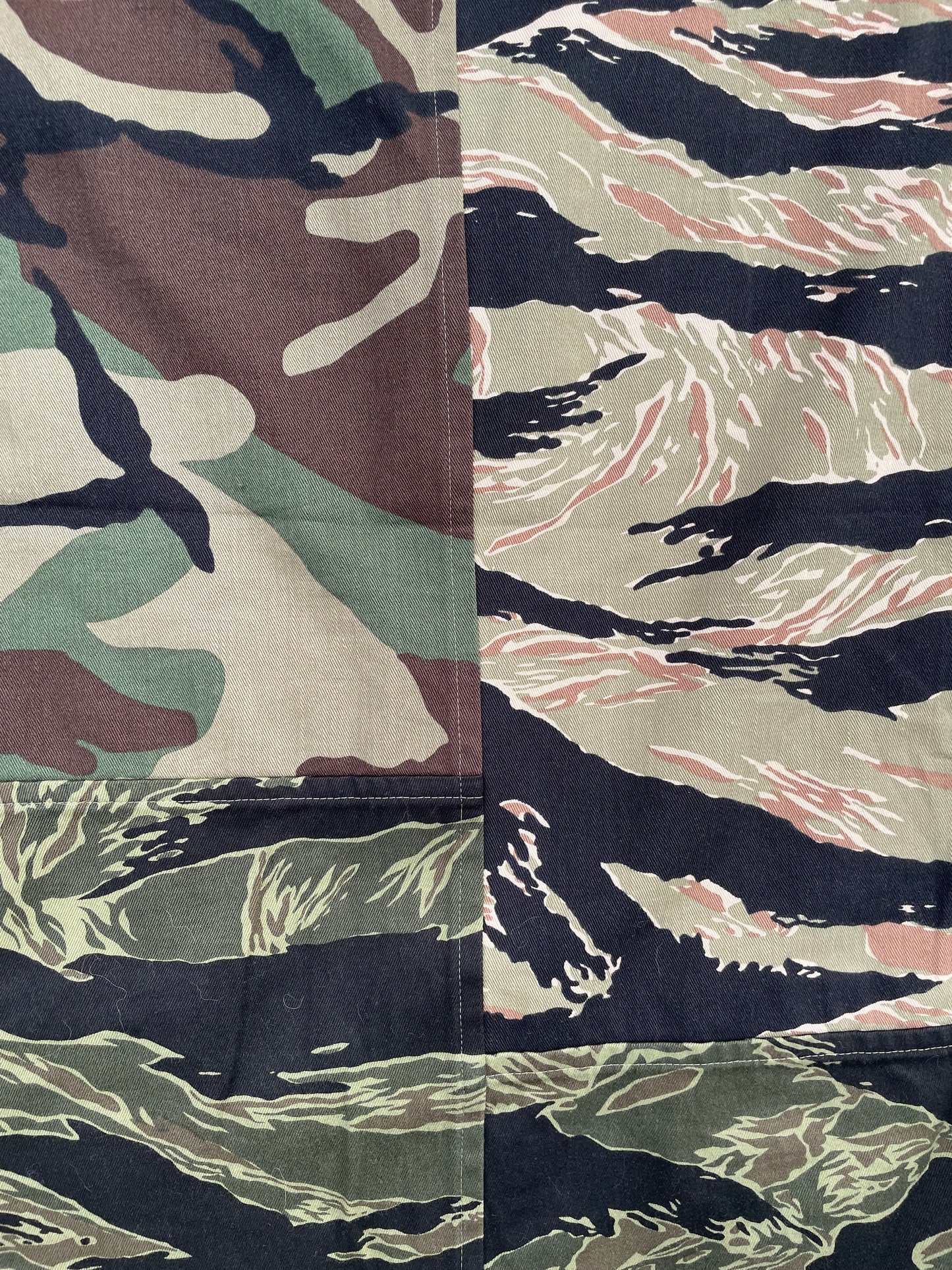 SS20 Yohji Yamamoto S'yte Multi-Camo Panel Military Blazer