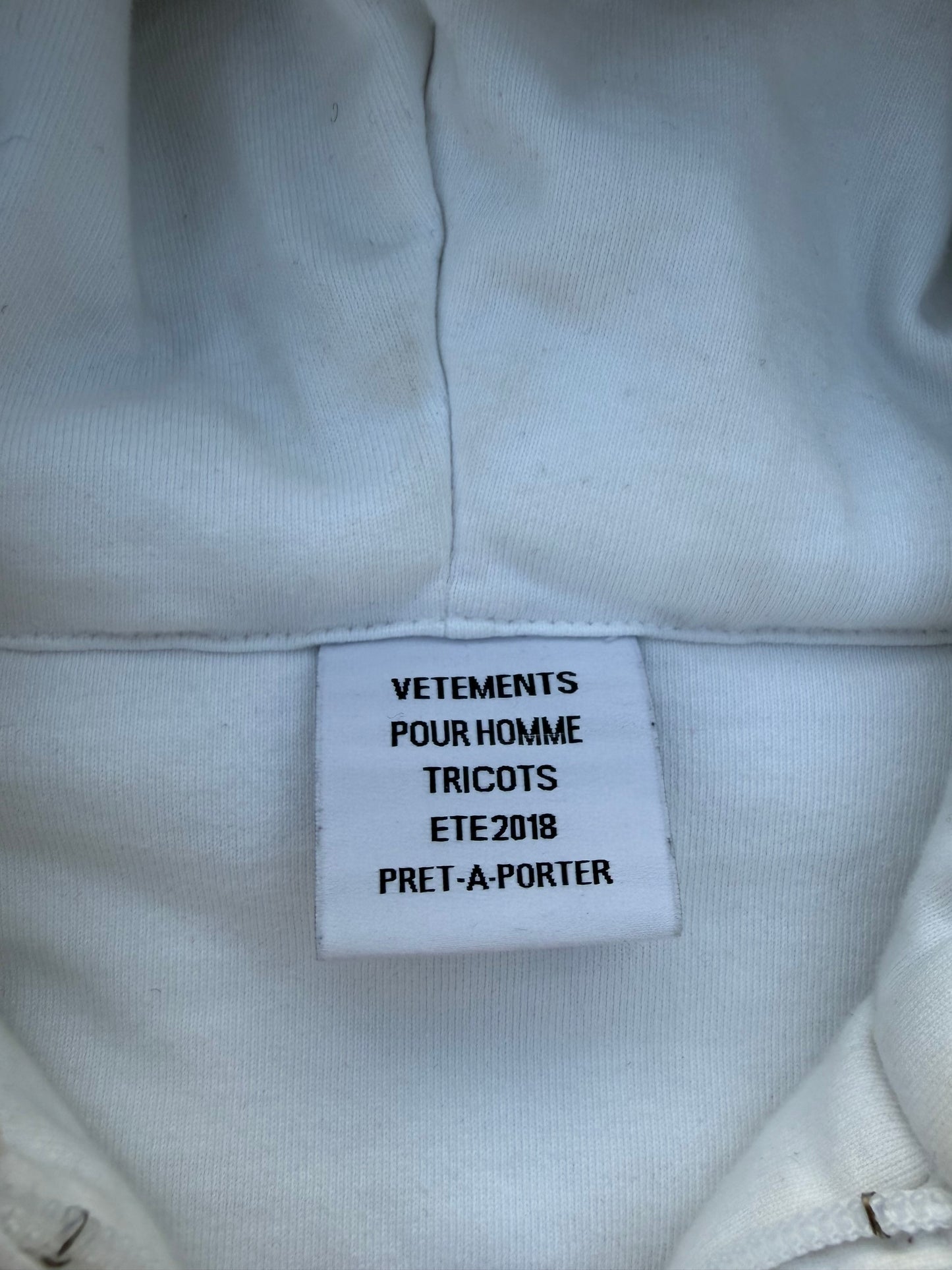 SS18 Vetements Multi-Color Logo “Die Regionalbahn” Padded Bomber Jacket