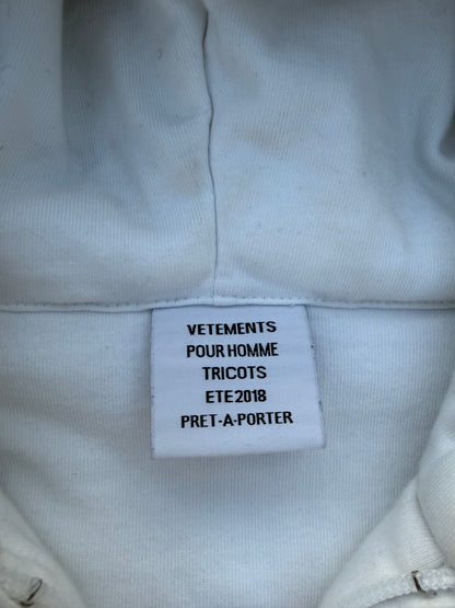SS18 Vetements Multi-Color Logo “Die Regionalbahn” Padded Bomber Jacket