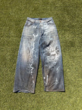 SS23 “Mudshow” - Balenciaga Graffiti Mudwash Baggy Denim