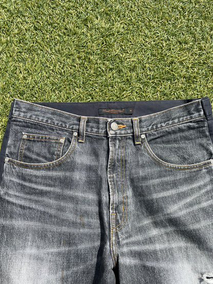 SS06 “T” - Undercover Convertible Utility Cargo Hybrid  Distressed Denim