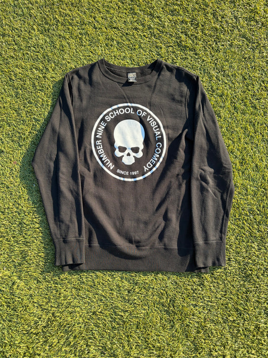 Number (N)ine School Of Visual Comedy Skull Sweater