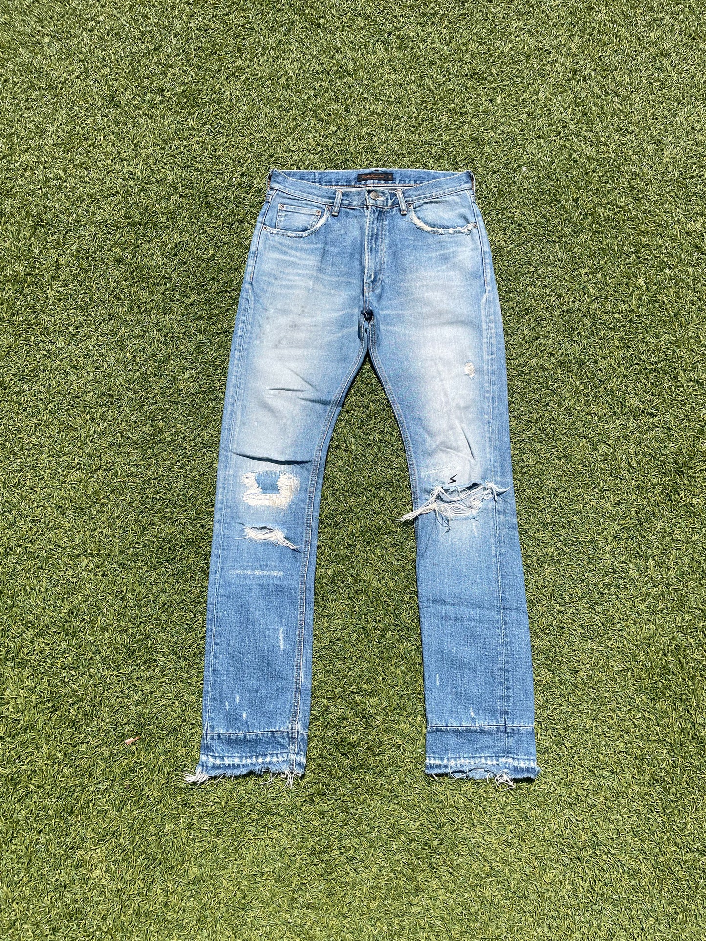 AW04 “Languid” - Undercover ‘52’ Lightwash Distressed Denim