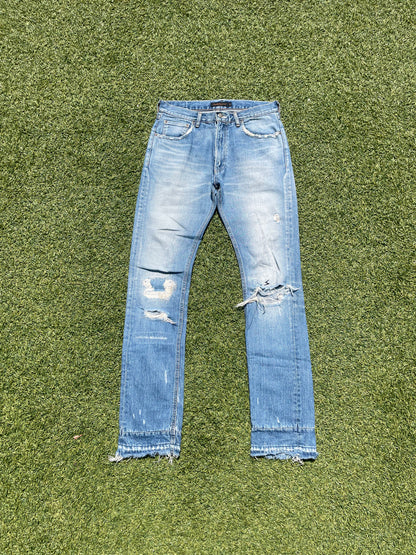 AW04 “Languid” - Undercover ‘52’ Lightwash Distressed Denim