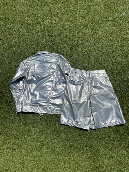 AD2018 Comme Des Garçons Silver Metallic Set