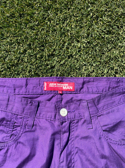 AD2001 Junya Watanabe X Levi’s Poem Purple Trousers