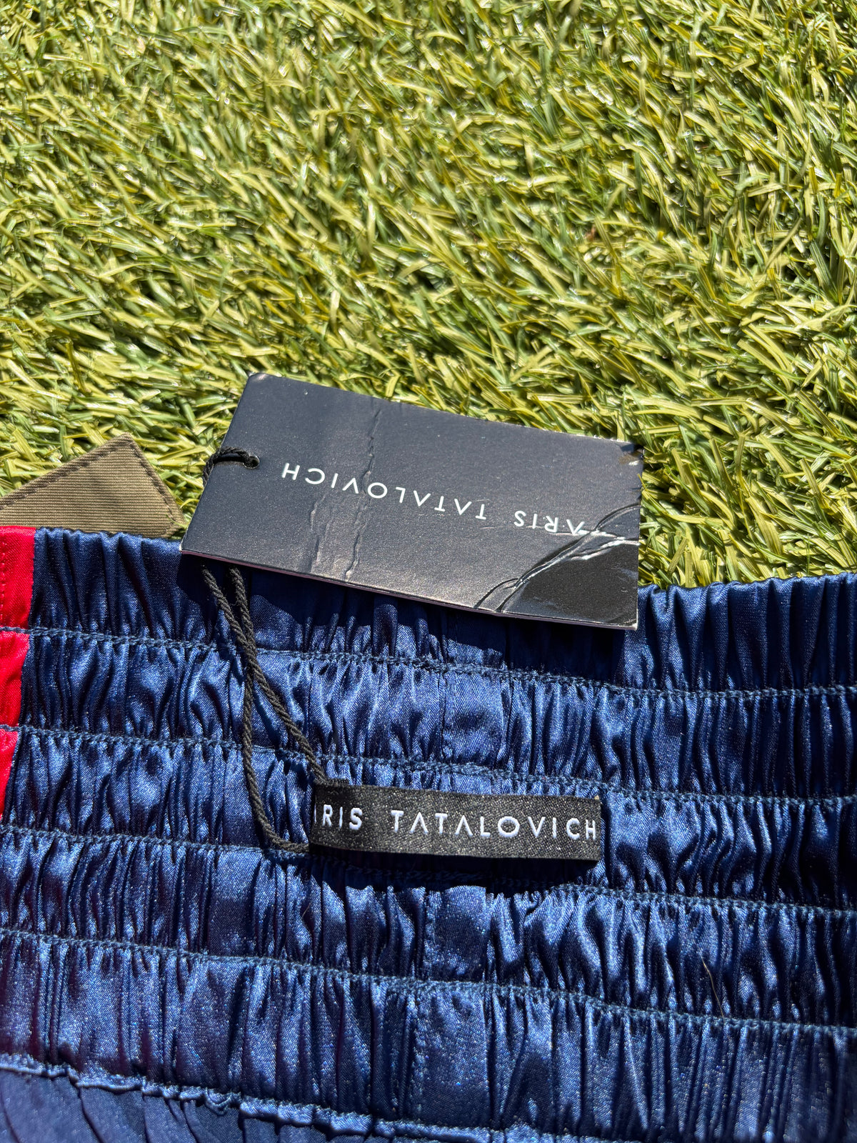 SS25 Aris Tatalovich Satin Cargo Boxer Shorts
