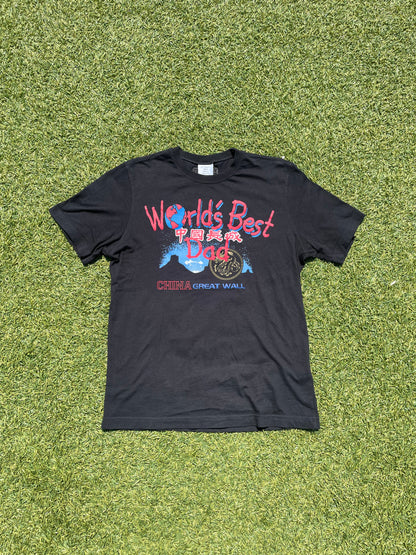 FW19 Vetements ‘Worlds Best Dad China Great Wall’ T-Shirt