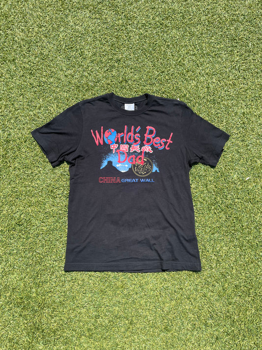 FW19 Vetements ‘Worlds Best Dad China Great Wall’ T-Shirt