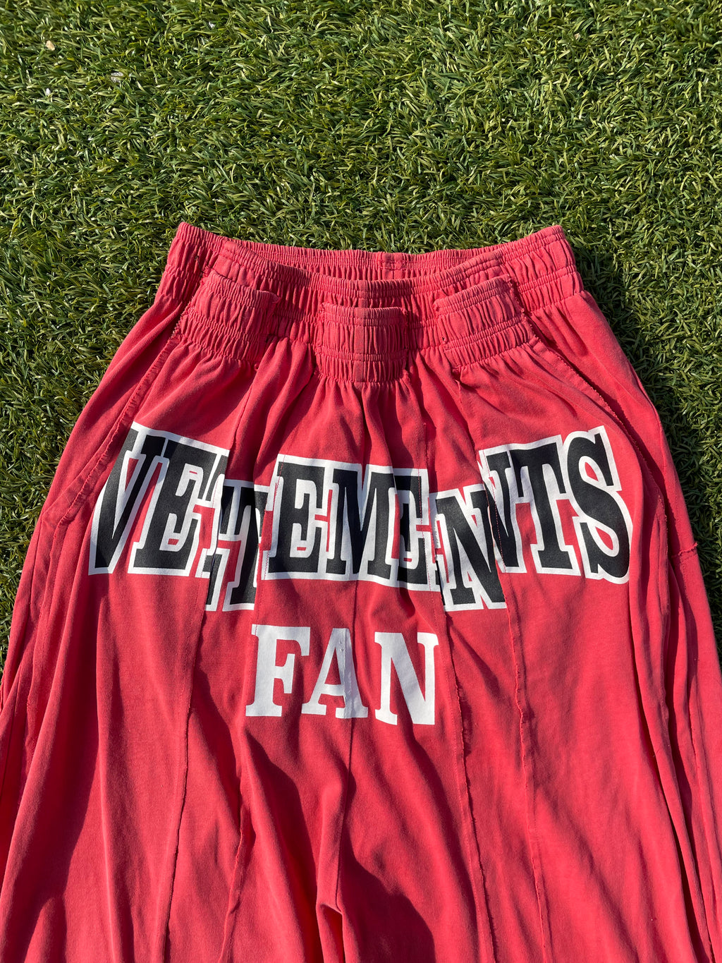 AW23 Vetements Fan Reconstructed Sweatpants
