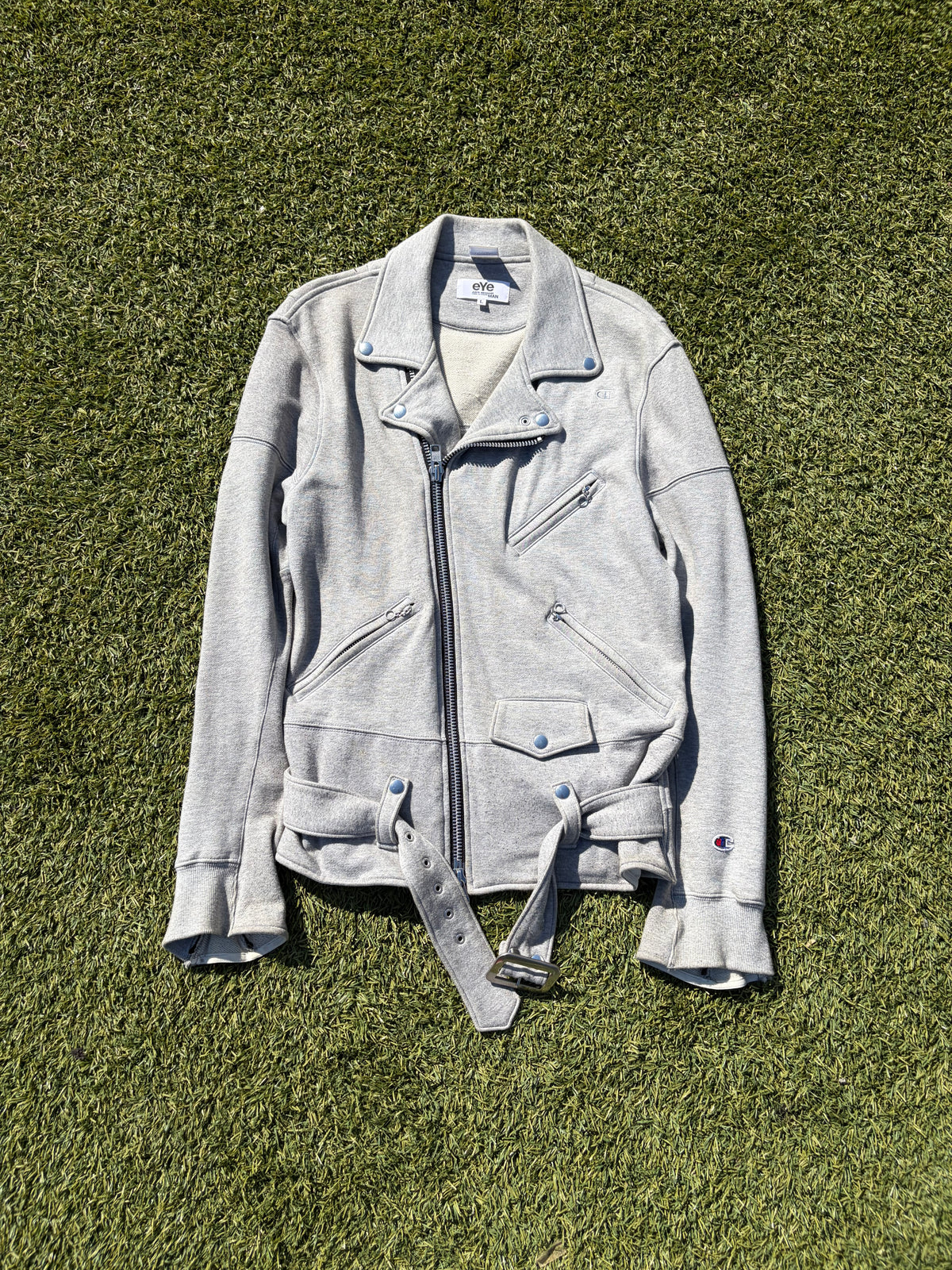 AD2012 Junya Watanabe EYE X Champion Biker Sweater Jacket 