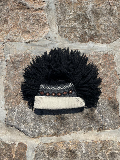 AW21 Junya Watanabe Wool Knit Nordic Mohawk Beanie