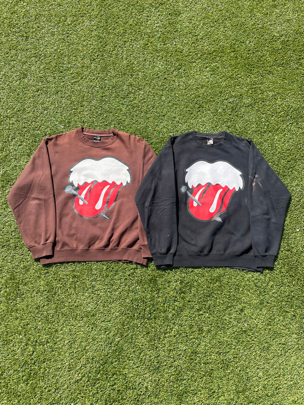 AW03 “Touch Me I’m Sick!” - Number (N)ine Rolling Stones Brown Sweater