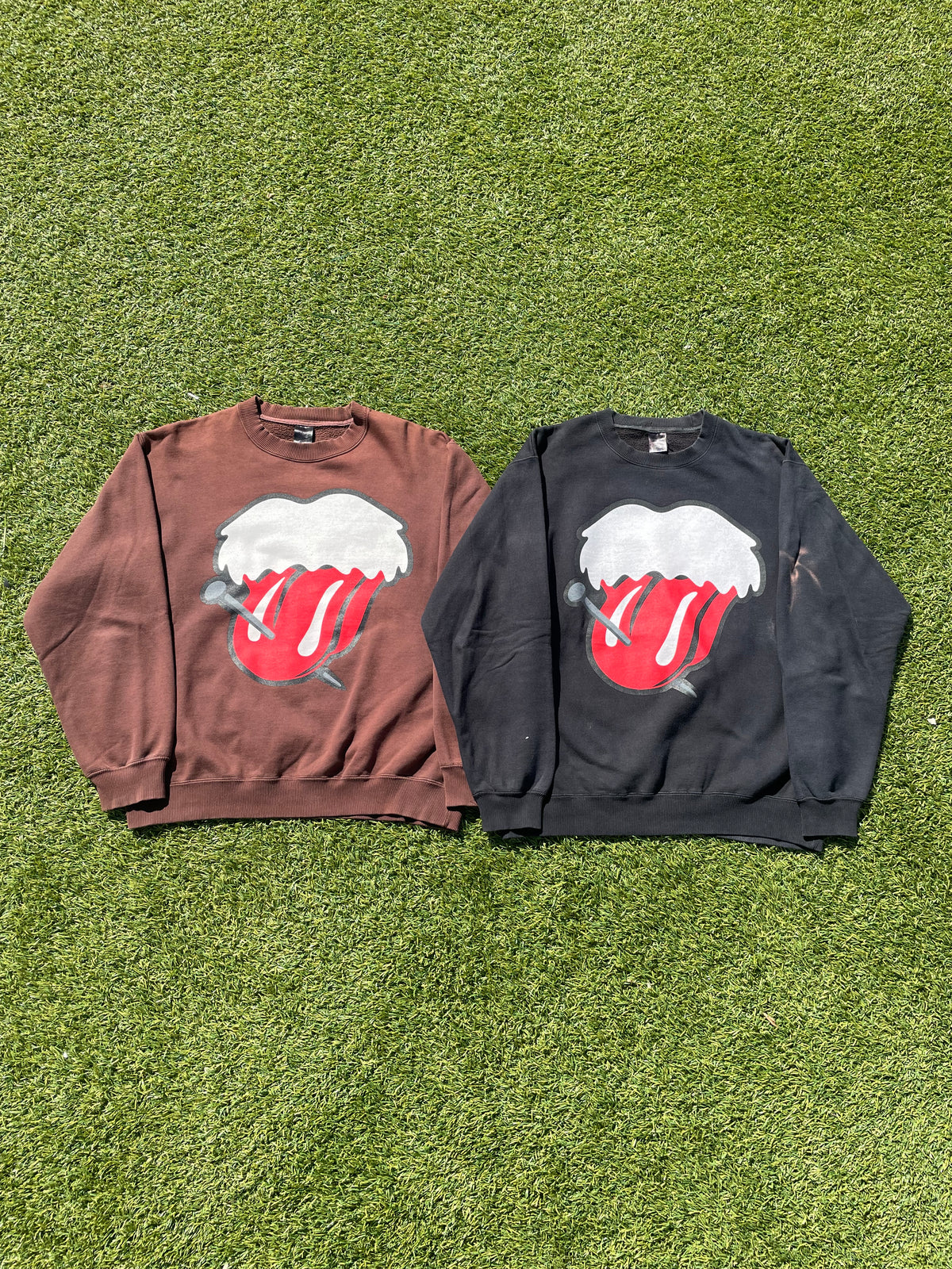 AW03 “Touch Me I’m Sick!” - Number (N)ine Rolling Stones Brown Sweater