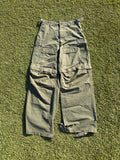 AW20 Balenciaga Convertible Multi Pocket Cargo Olive Pant