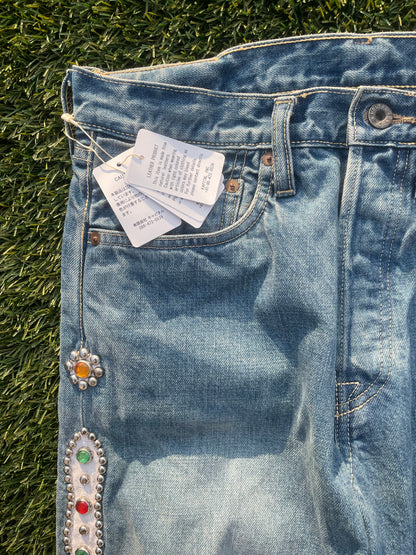 Kapital Jewel Studded Lightwash Denim