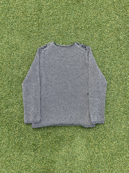 AD2020 Comme Des Garçons Leopard Print Knit Sweater