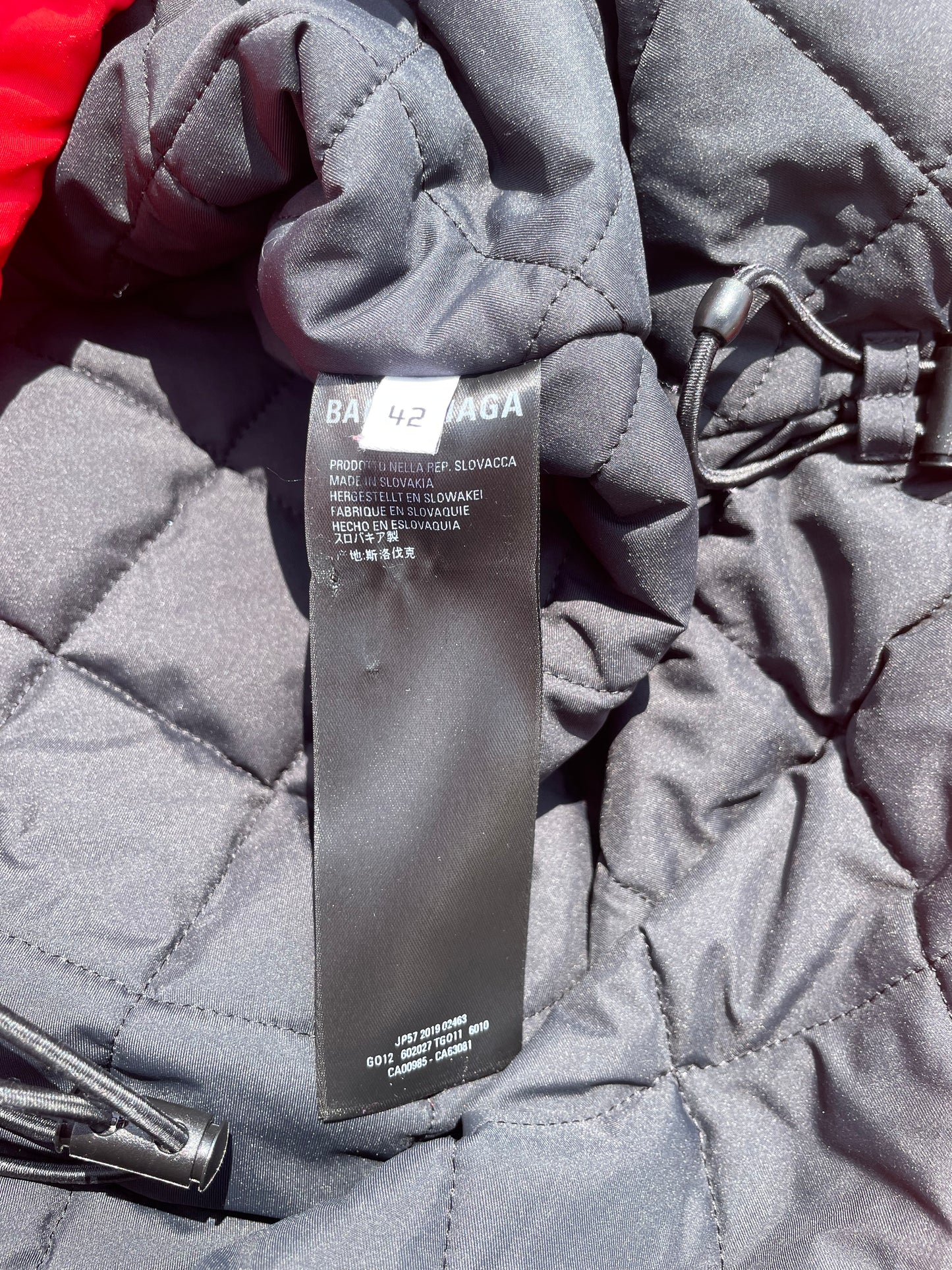 AW19 Balenciaga 3M Incognito Ski Padded Parka Jacket