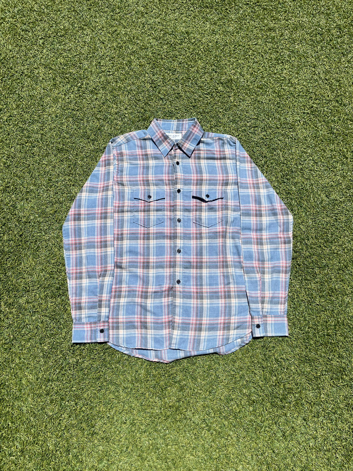 2017 Saint Laurent Plaid Cotton Flannel