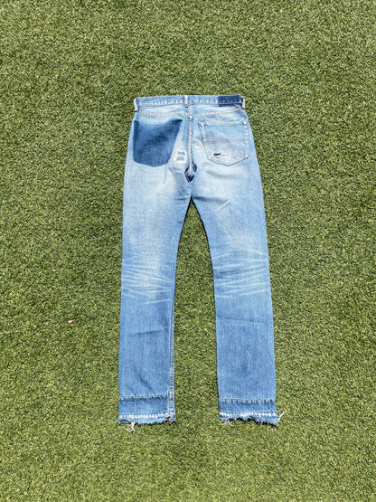 AW04 “Languid” - Undercover ‘52’ Lightwash Distressed Denim