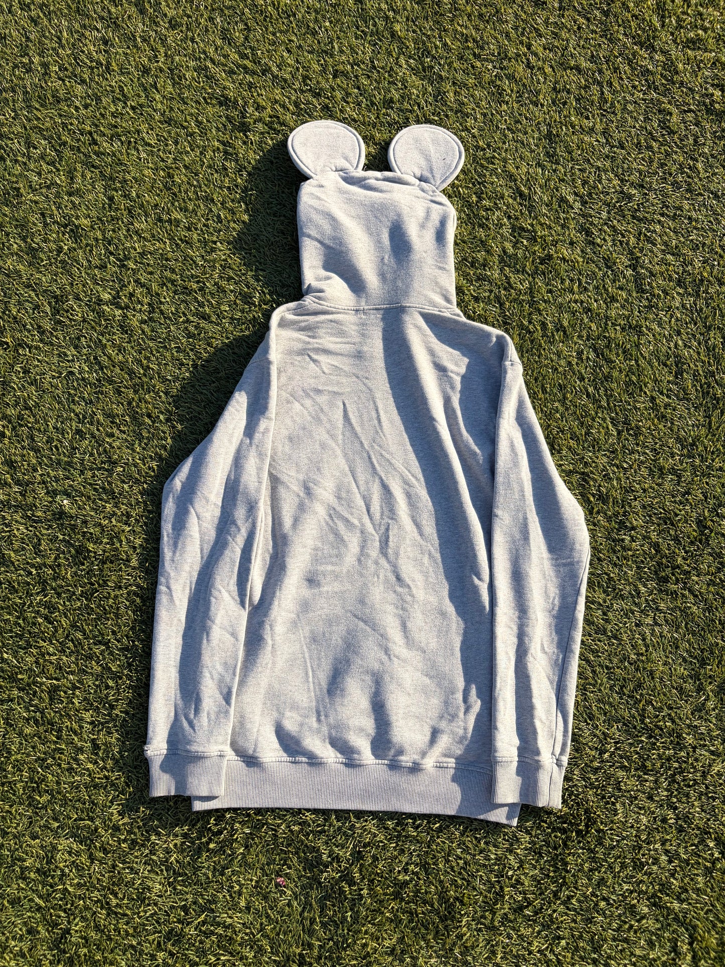 AW18 Comme Des Garçons Shirt Mickey Mouse Grey Hoodie