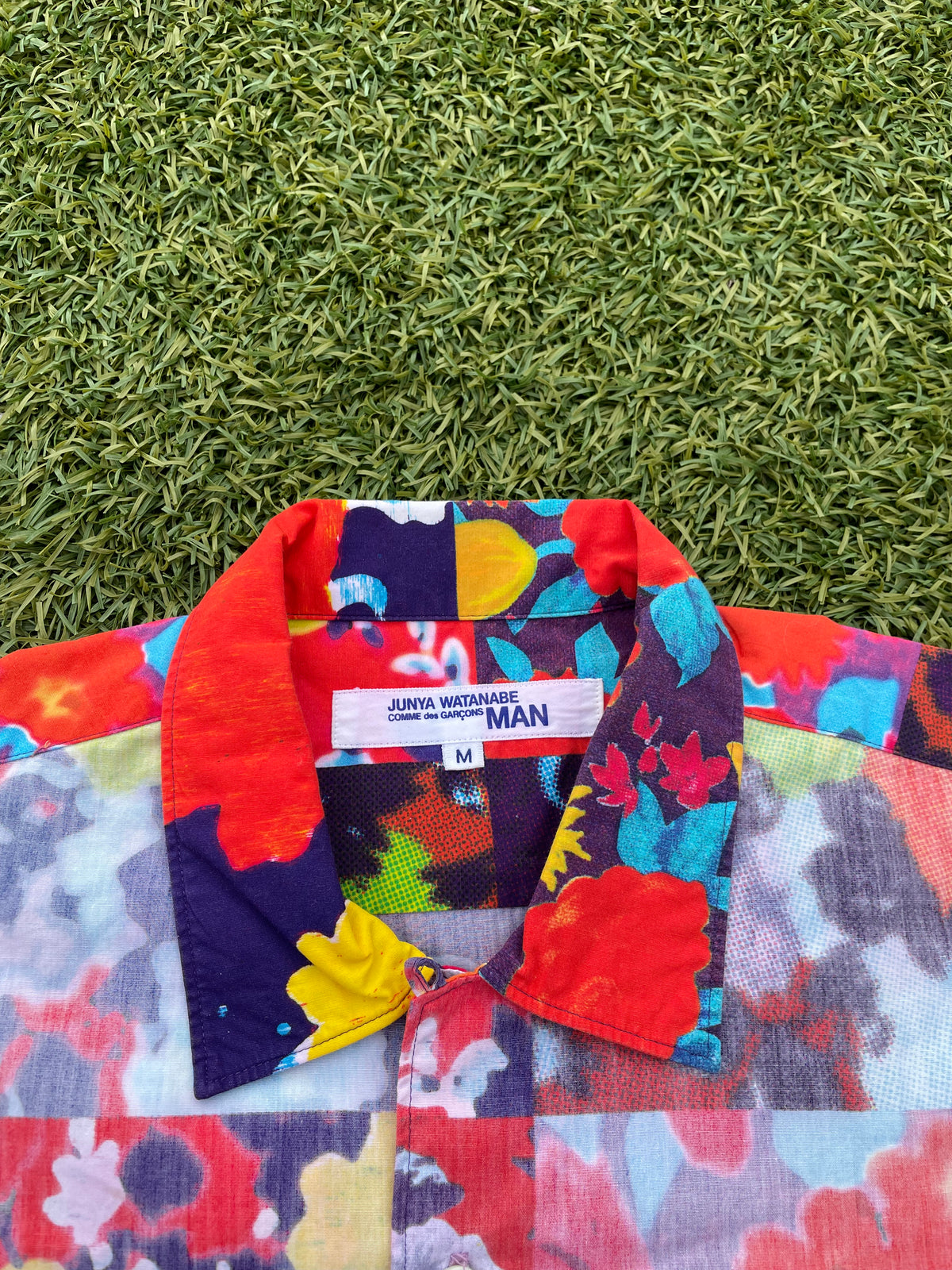 AD2001 Junya Watanabe Multi-Color Floral Blocking Set
