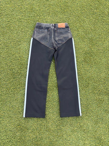 SS20 Telfar Hybrid Stripe Track Denim