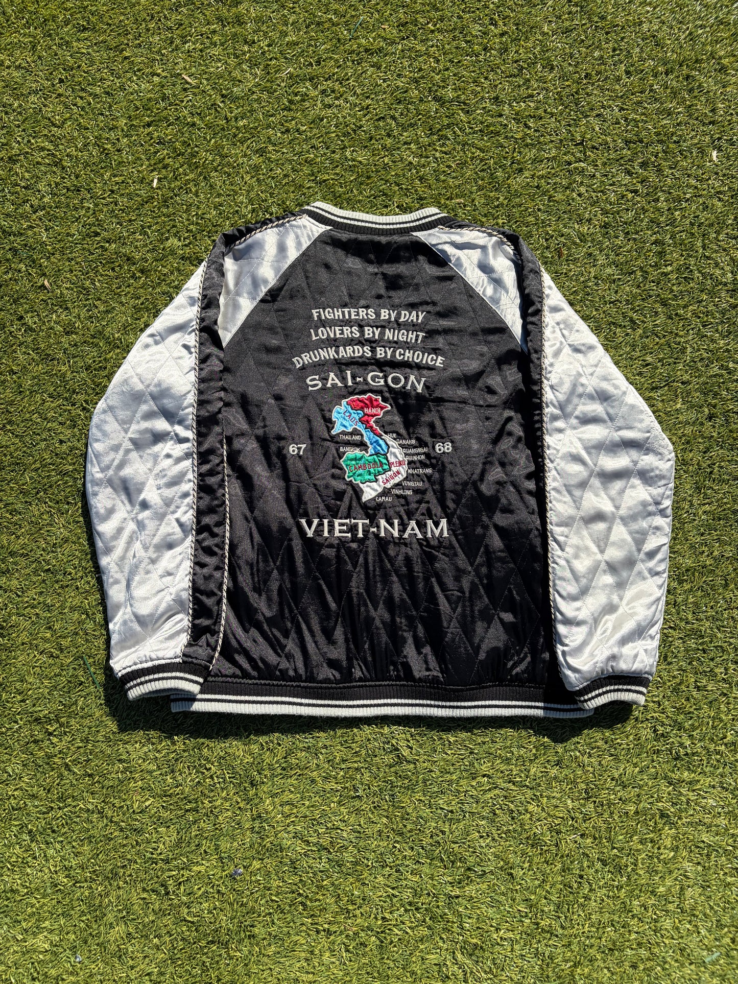 Hysteric Glamour ‘Vietnam’ Souvenir Reversible Velour Bomber Jacket 🇻🇳