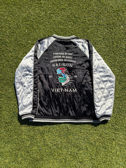 Hysteric Glamour ‘Vietnam’ Souvenir Reversible Velour Bomber Jacket 🇻🇳