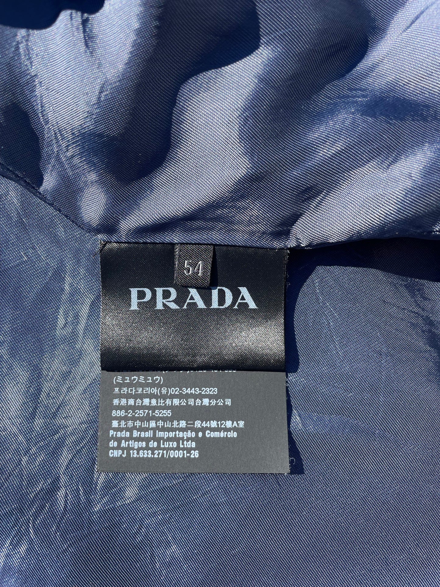 SS19 Prada Logo Patch Work Jacket