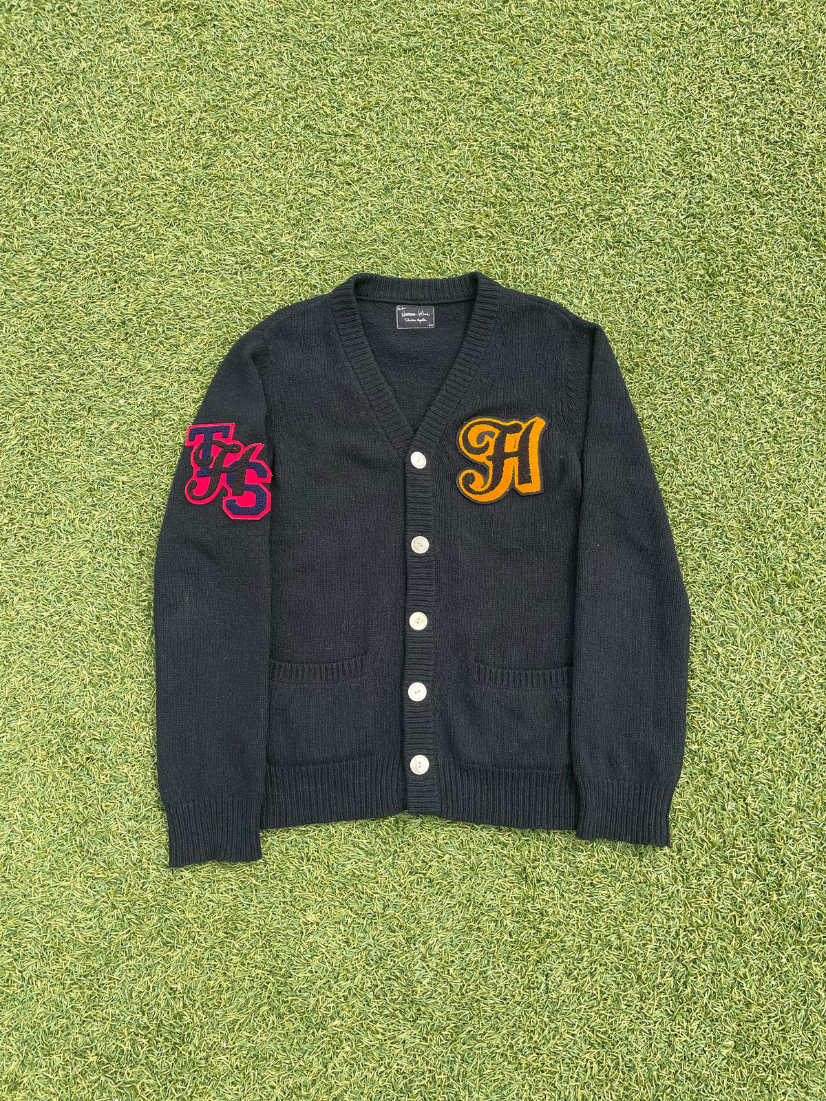 AW05 “The High Streets” - Number (N)ine Patchwork Wool Cardigan