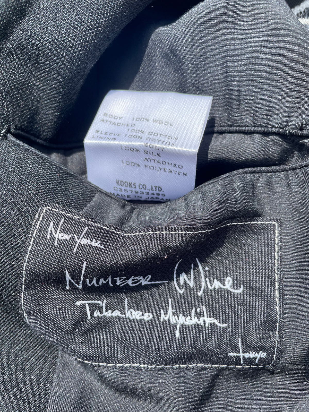 AW05 “The High Streets” - Number (N)ine Hybrid Cargo Blazer