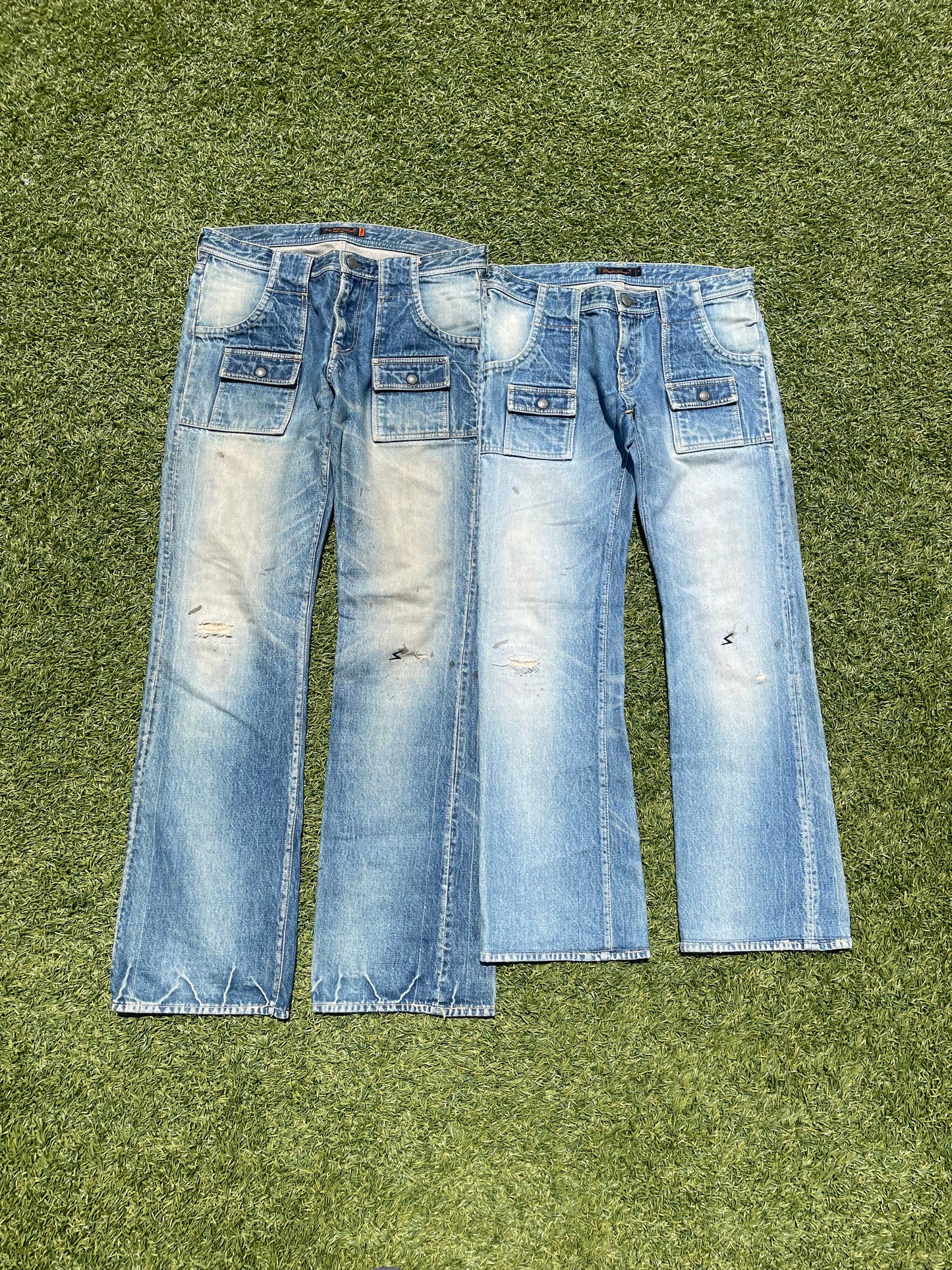 SS06 “T” - Undercover Distressed Klaus Cargo Denim