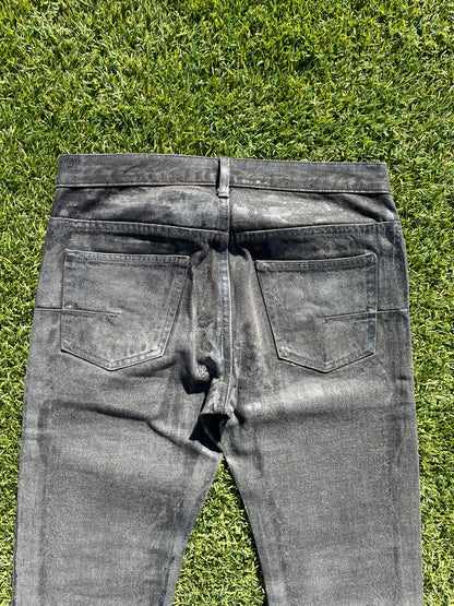 AW03 Dior Homme By Hedi Slimane Waxed Luster Denim