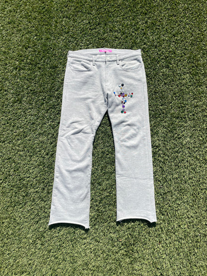 AD2002 Junya Watanabe Multi-Color Jewel Sweatpants