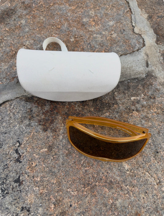 SS09 Maison Martin Margiela Cyclops Translucent Orange Incognito Sunglasses