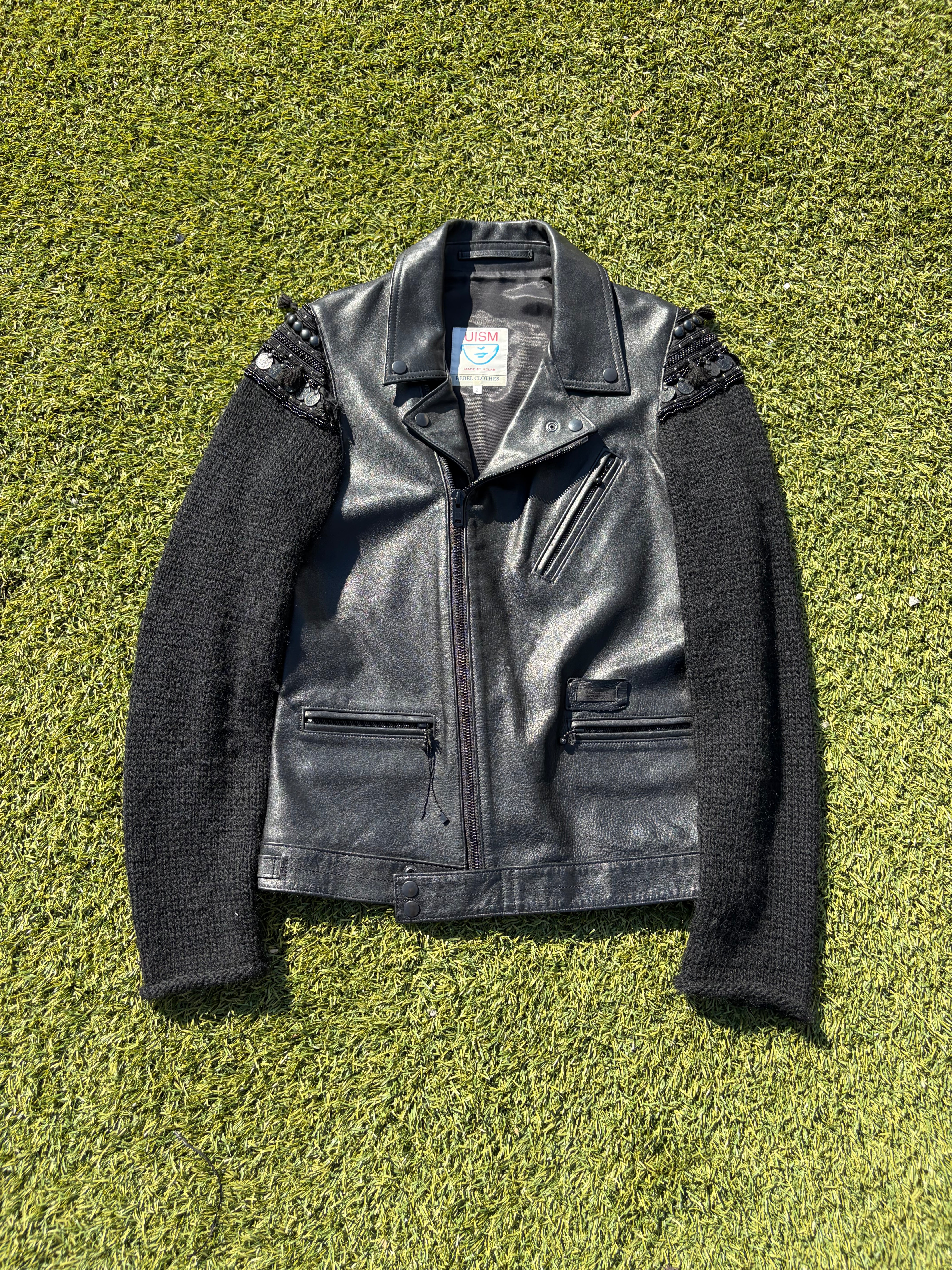 AW09 “Earmuff Maniac” - Undercover Ethnic Moto Leather Jacket