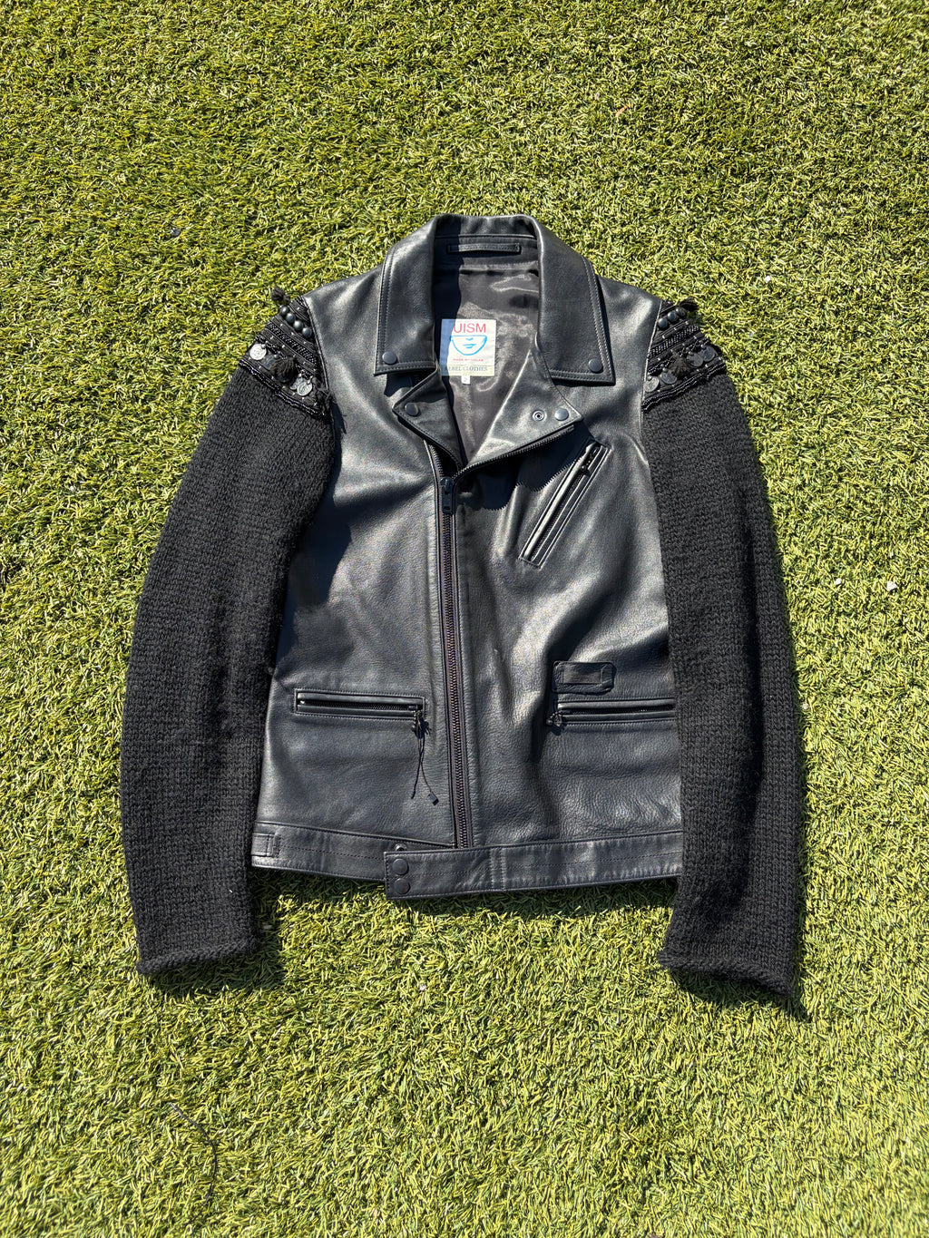 AW09 “Earmuff Maniac” - Undercover Ethnic Moto Leather Jacket