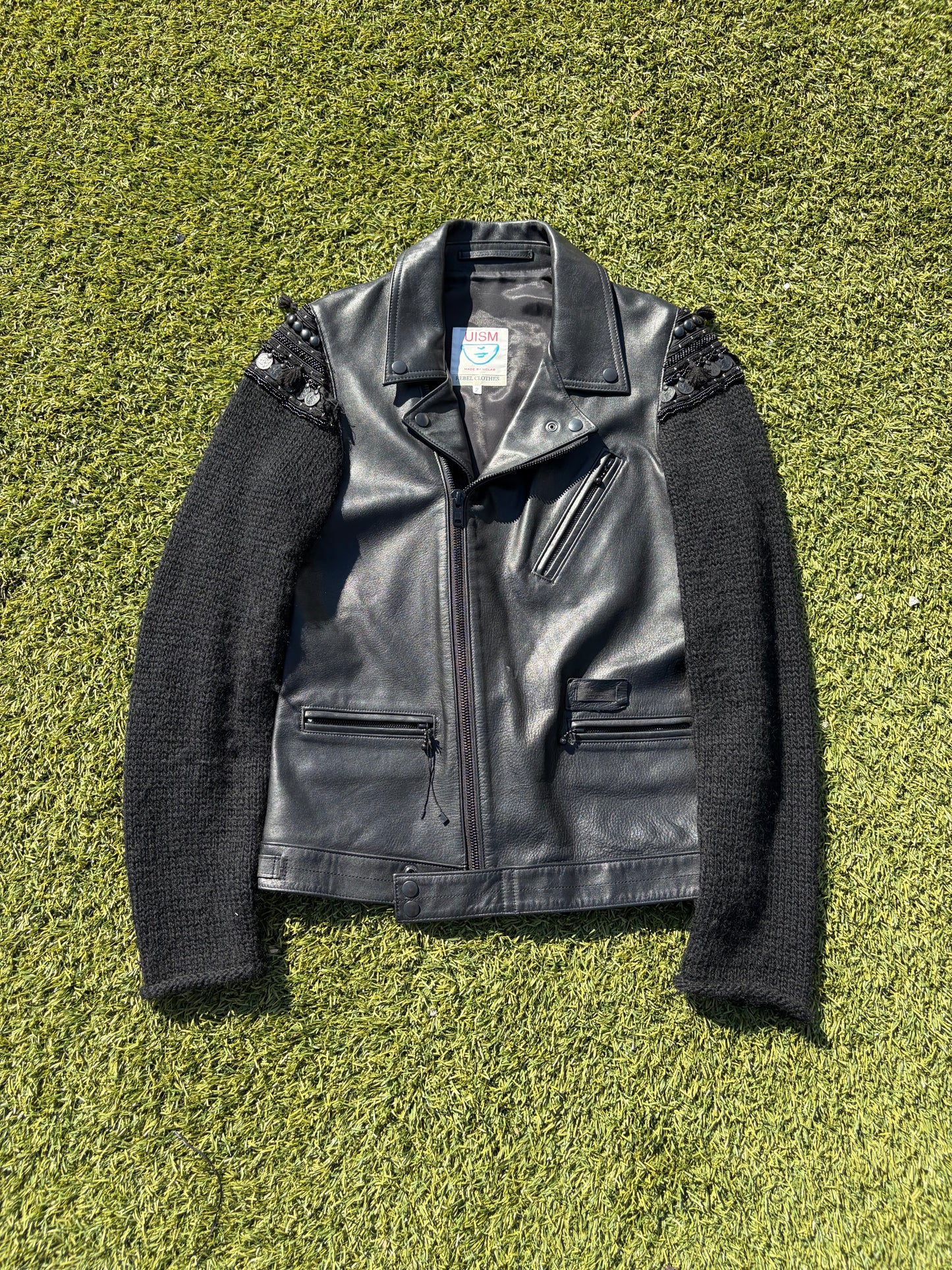 AW09 “Earmuff Maniac” - Undercover Ethnic Moto Leather Jacket