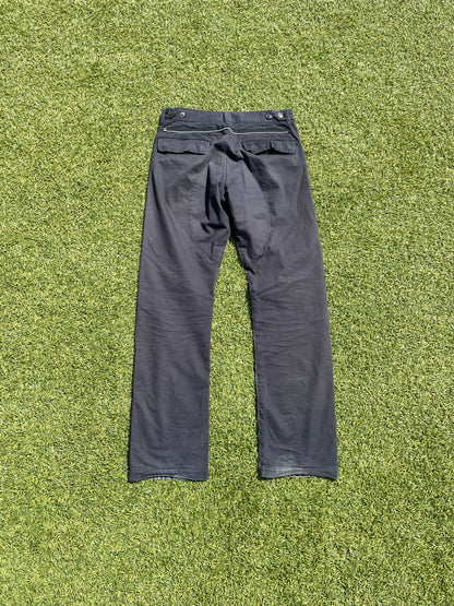 SS06 “T” - Undercover Convertible Utility Cargo Hybrid  Distressed Denim